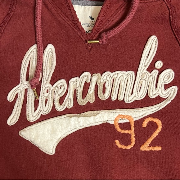 Y2K 2000's Abercrombie & Fitch Hoodie Sweatshirt Large - Picture 4 of 6